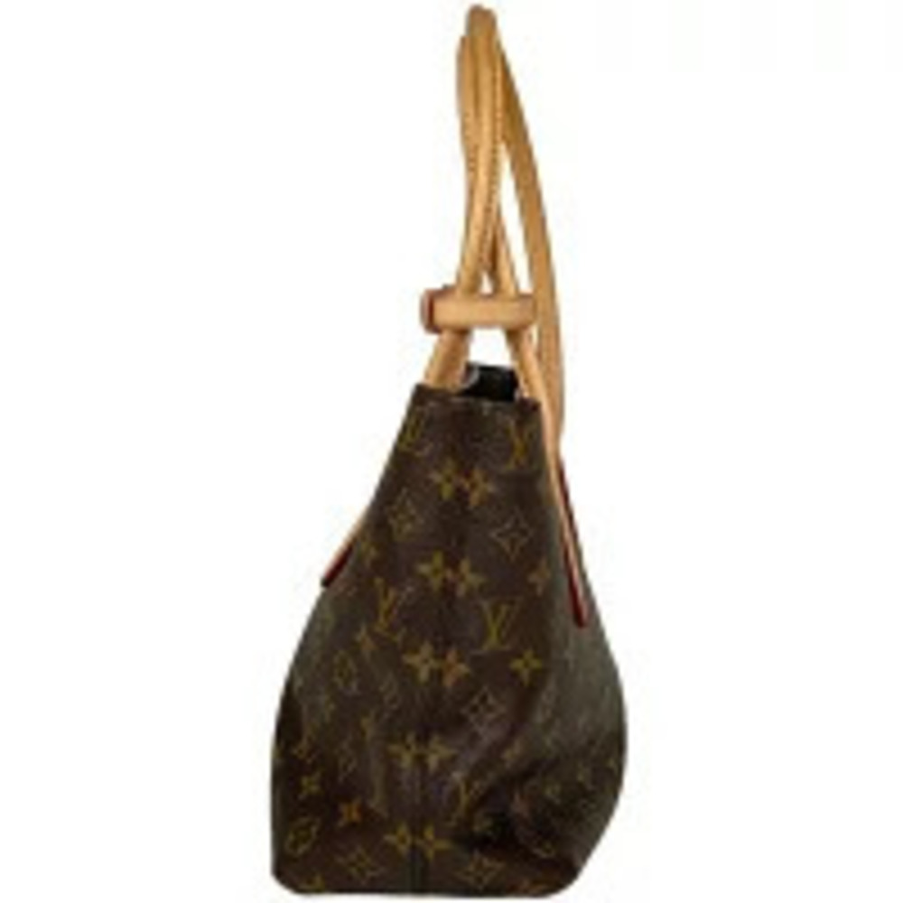 Louis Vuitton Monogram Bag Tote Brown Raspail Shoulder Brown